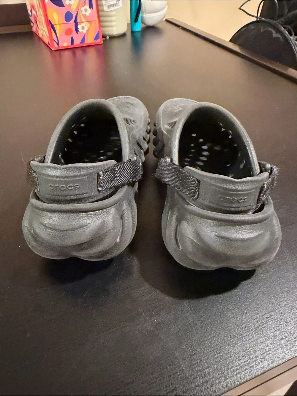 Black crocs